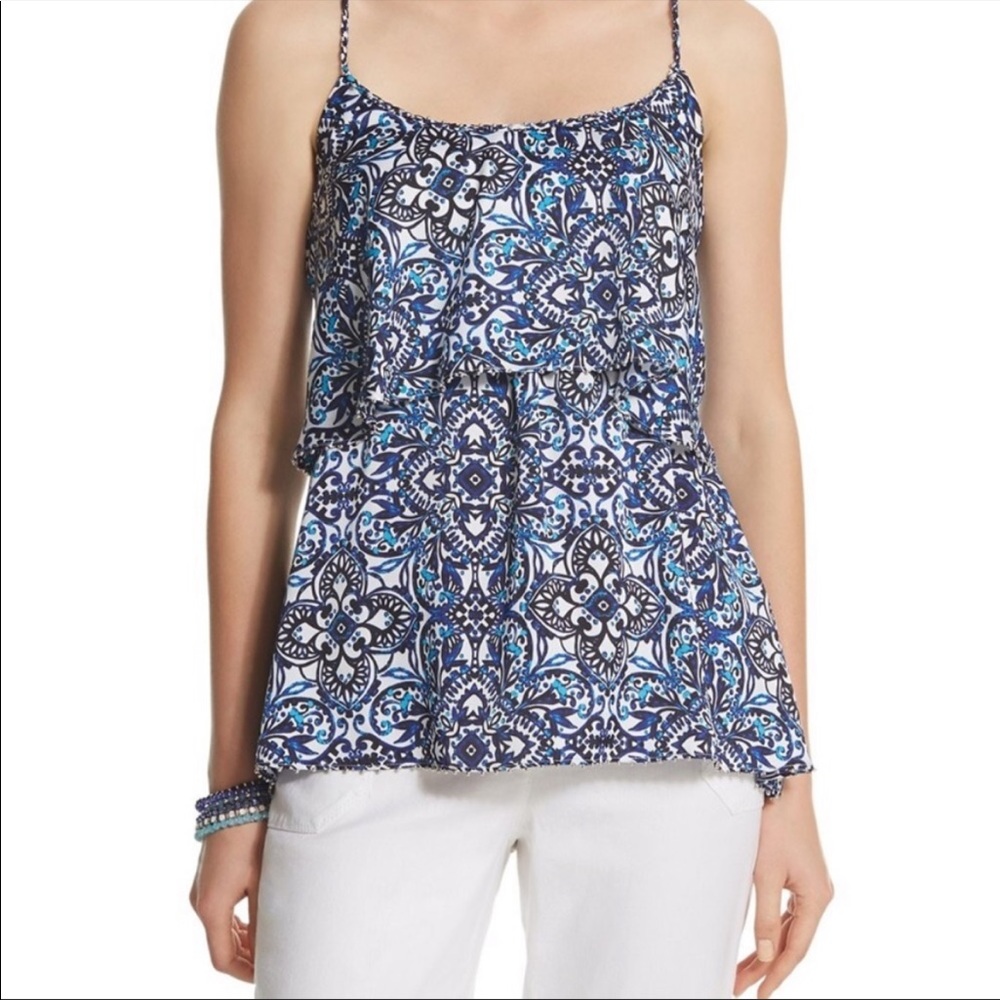 White House Black Market Santorini Top